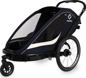 Hamax Breeze Double Fahrradanhänger navy/cream