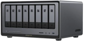Ugreen NASync DXP8800 Plus, 8GB RAM, 2x RJ-45 10GBase-T, 2x Thunderbolt 4 / USB4 (35127)