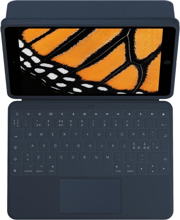 Logitech Rugged Combo 3 Touch für iPad 7/iPad 8/iPad 9, blau, ND