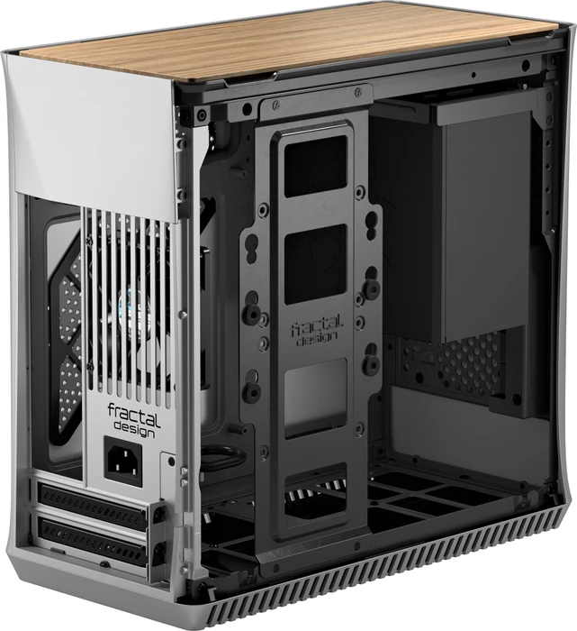 Fractal Design Era ITX Silver White Oak, Mini-ITX