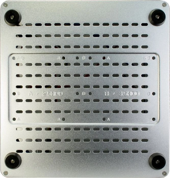 Inter-Tech Mini ITX E-M3 silber, Mini-ITX