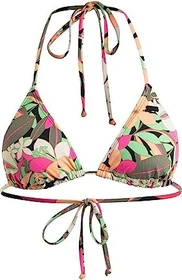Roxy Tiki Tri Bikini-Oberteil anthracite/palm song (Damen)