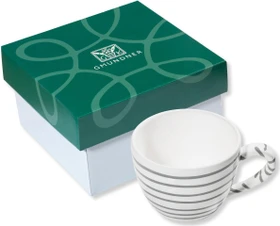 Gmundner Keramik Graugeflammt Teetasse Maxima im Karton 400ml
