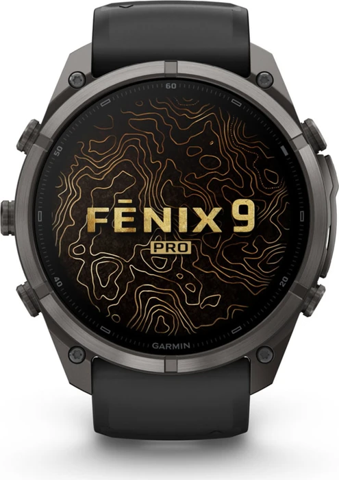 Garmin Fenix 9 Pro inReach 51mm carbon grey dlc titanium/black-pebble grey