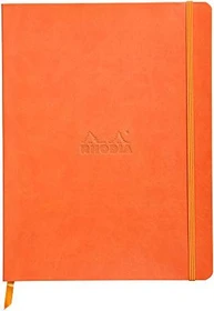 Rhodia Rhodiarama Notizbuch, 190x250mm, punktiert, Softcover, tangerine, 80 Blatt