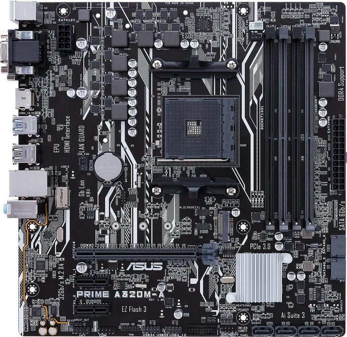 ASUS Prime A320M-A (AMD AM4)