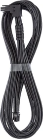 CableMod C-Series Pro ModMesh, 12V-2x6 Kabel, StealthSense, Corsair Type 5, 16-Pin PCIe Stecker auf 16-Pin PCIe 5.1 12V-2x6 Stecker, Adapterkabel, 90°, carbon, 65cm (CM-PCSS-16PR-N65KC-5PK-R-SS)