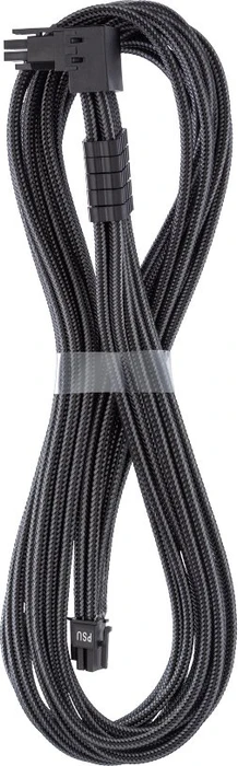 CableMod C-Series Pro ModMesh, 12V-2x6 Kabel, StealthSense, Corsair Type 5, 16-Pin PCIe Stecker auf 16-Pin PCIe 5.1 12V-2x6 Stecker, Adapterkabel, 90°, carbon, 65cm