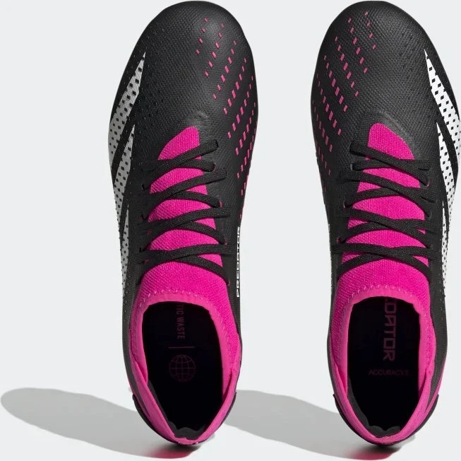adidas Predator Accuracy.3 MG core black/cloud white/team shock pink 2 (Herren)
