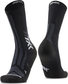 X-Bionic Hike Discover Crew Wandersocken black/charcoal