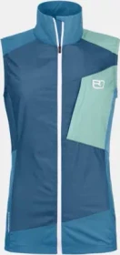 Ortovox Windbreaker Funktionsweste petrol blue (Damen)