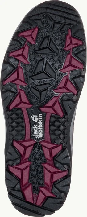 Jack Wolfskin Vojo 3 Texapore Mid khaki/burgundry (Damen)