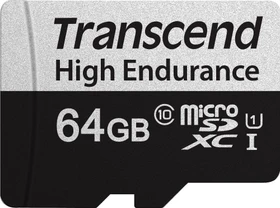 Transcend High Endurance 350V R100/W40 64GB Kit, UHS-I U1, Class 10