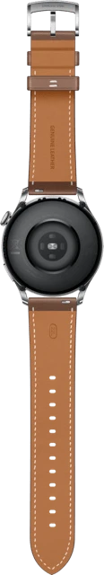 Huawei Watch 3 Classic silber mit Lederarmband braun