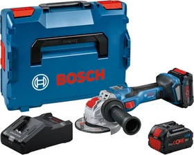 Bosch Professional GWX 18V-15 SC BITURBO Akku-Winkelschleifer inkl. L-Boxx + 2 Akkus 8.0Ah