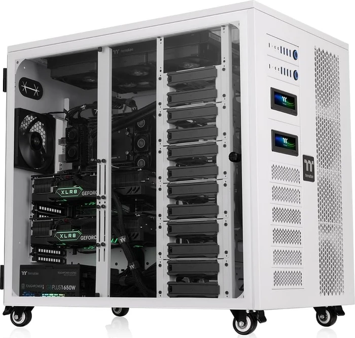 Thermaltake AX1000 TG Snow, Glasfenster