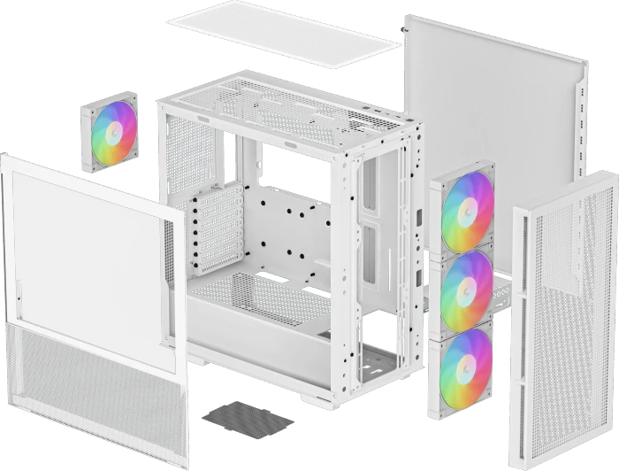 DeepCool CH560 WH, weiß, Glasfenster
