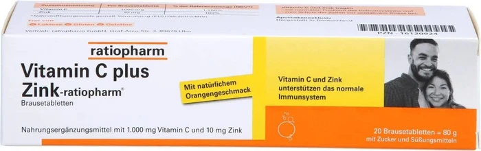ratiopharm Vitamin C plus Zink Brausetabletten