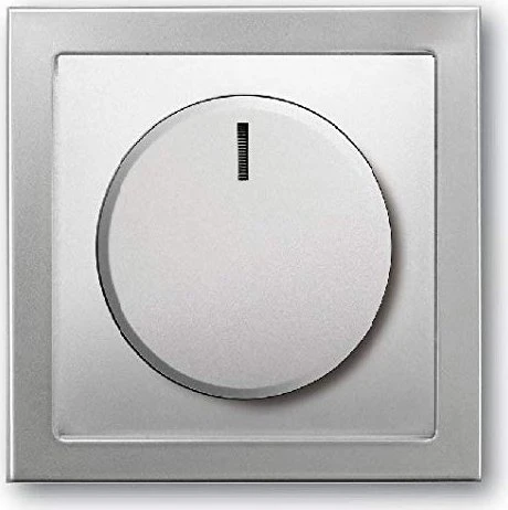 Busch-Jaeger Pur Edelstahl Zentralscheibe für Busch-Dimmer, edelstahl