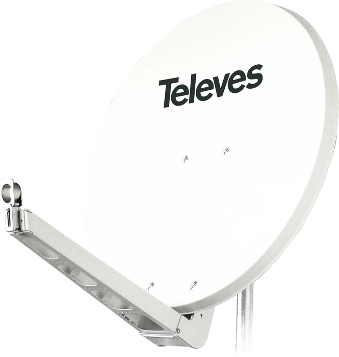 Televes QSD75 Aluminium Sat-Reflektor weiß
