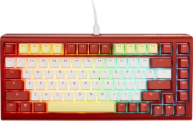 Ducky ProjectD x Fallout Tinker 75, rot/weiß, MX2A BLUE, USB, US (PKTI2383AST-CCUSPDOENUKAW1)