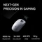 Mchose L7 Pro 8K Lightweight Wireless Gaming Mouse, weiß, USB/Bluetooth Vorschaubild