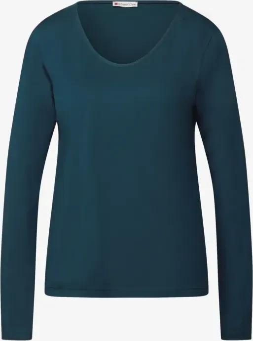 Street One Unifarbe Sweatshirt tide blue (Damen)
