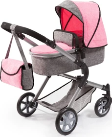 Bayer Design Puppenwagen City Neo grau/rosa