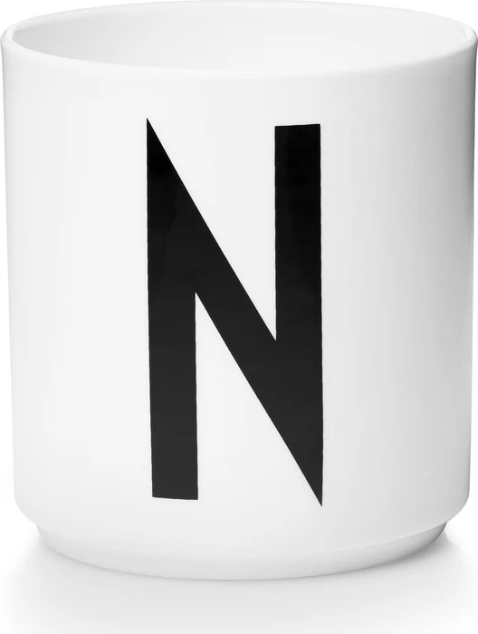 Design Letters Persönlicher Porzellanbecher A-Z Buchstabe N 250ml