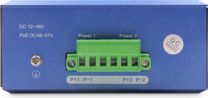 Digitus DN-65 Industrial Railmount Gigabit Switch, 8x RJ-45, 2x SFP