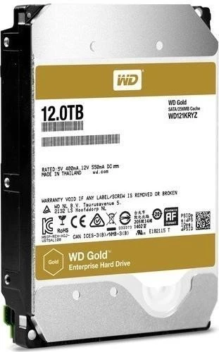 Western Digital WD Gold 12TB, 24/7, 512e / 3.5" / SATA 6Gb/s
