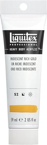 Liquitex Professional Heavy Body Acrylic iridescent rich gold, 59ml
