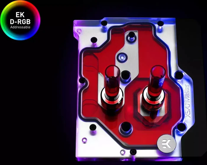 EK Water Blocks Quantum Line EK-Quantum Momentum Aorus X570 Master D-RGB Monoblock, Nickel, Acryl
