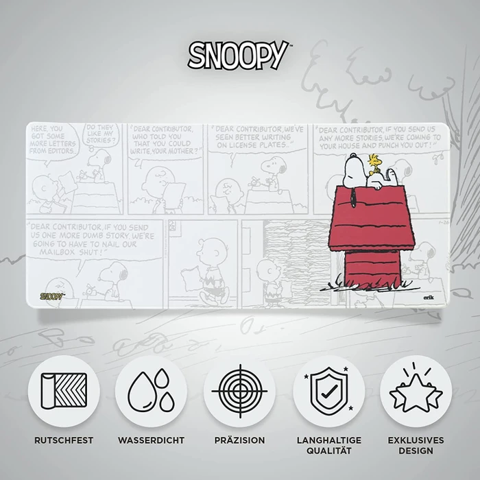Grupo Erik Editores Peanuts Snoopy XL, 800x350mm, Motiv bunt