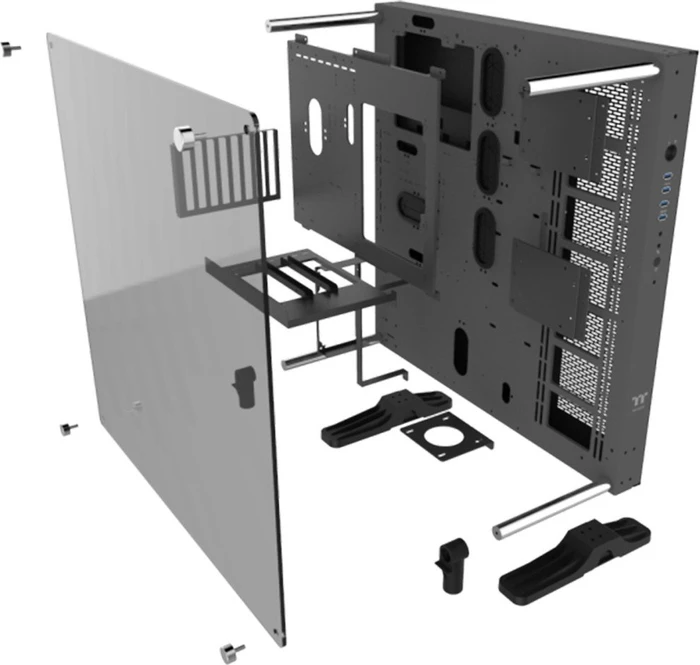Thermaltake Core P5 TG [V2], Glasfenster