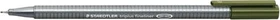Staedtler triplus fineliner 334 0.3mm olivgrün, 10er-Pack