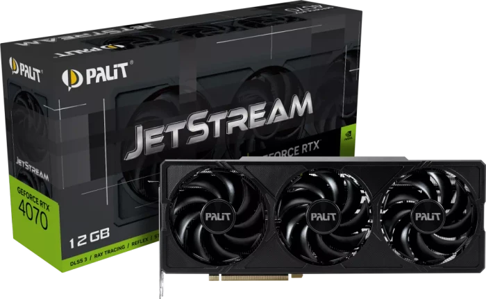 Palit GeForce RTX 4070 JetStream, 12GB GDDR6X, HDMI, 3x DP
