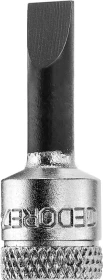 Gedore IS 30 4x0.8 Schlitz Steckschlüssel 1/4", 4x28mm