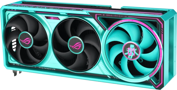 ASUS ROG Astral GeForce RTX 5080 Hatsune Miku Edition, ROG-ASTRAL-RTX5080-O16G-HATSUNE-MIKU-EDITION, 16GB GDDR7, 2x HDMI, 3x DP