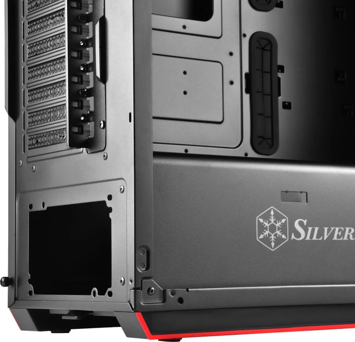 SilverStone Redline Series RL07, schwarz, Glasfenster