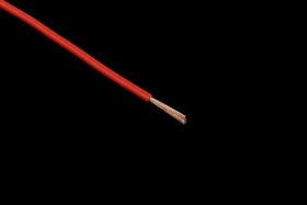 Aquatuning Kupferlitze isoliert 1x 0.14mm², 10m, rot