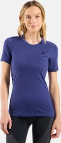 Odlo Natural Merino 200 Baselayer Funktionsshirt kurzarm skipper blue (Damen)