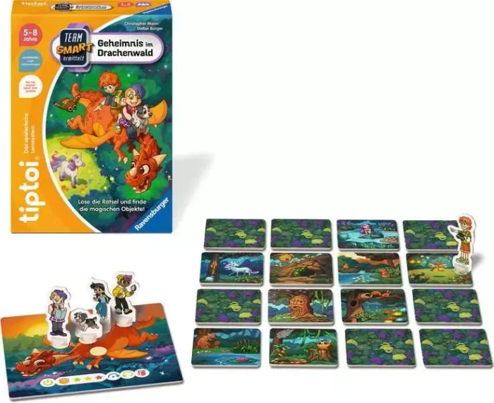 Ravensburger tiptoi Spiel: Team SMART ermittelt: Geheimnis im Drachenwald