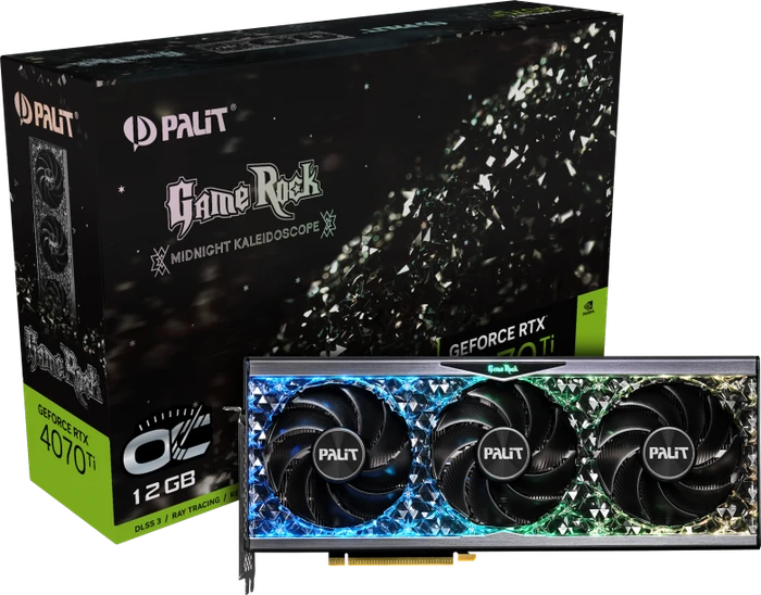 Palit GeForce RTX 4070 Ti GameRock OC, 12GB GDDR6X, HDMI, 3x DP