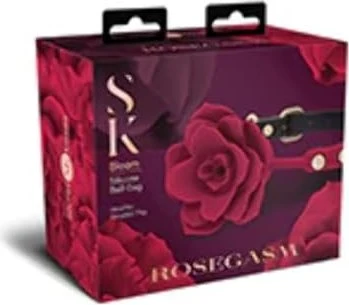 Secret Kisses Rosegasm Bloom Silicone Ball Gag