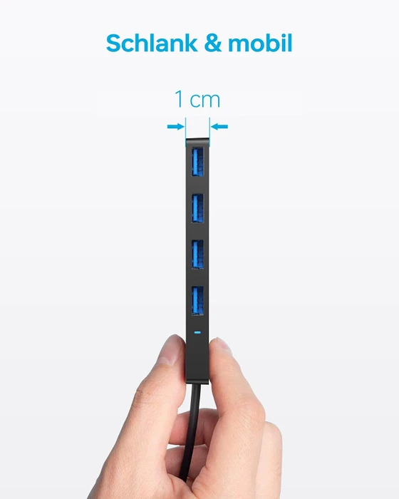 Anker 4-in-1 USB-C Hub, USB-C 3.0 [Stecker]