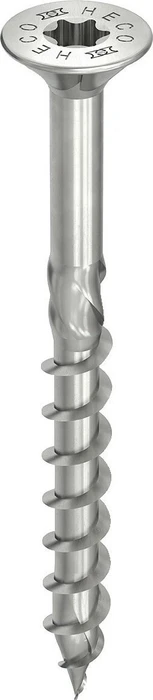 HECO TOPIX-plus Edelstahl A2 Torx T20 Holzschraube, 5x60mm, 200 Stück