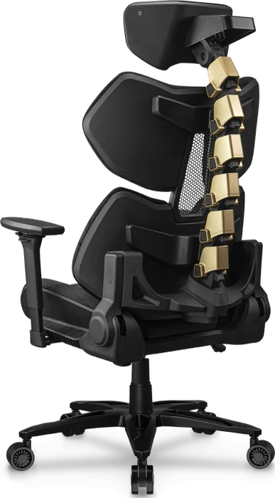 Cougar Terminator Elite Gold CGR-TRE-GLB Gamingstuhl, schwarz/gold