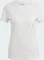 adidas Loungewear Essentials Slim 3 Streifen T-Shirt kurzarm off white/white (Damen) Vorschaubild