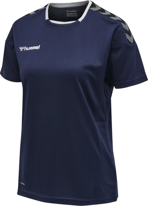 hummel Authentic Poly Jersey Funktionsshirt kurzarm marine (Damen)